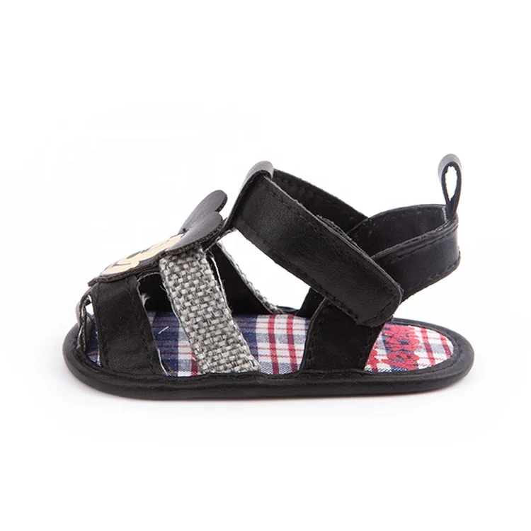 Летние детские сандалии с изображением Микки Мауса Для мальчиков