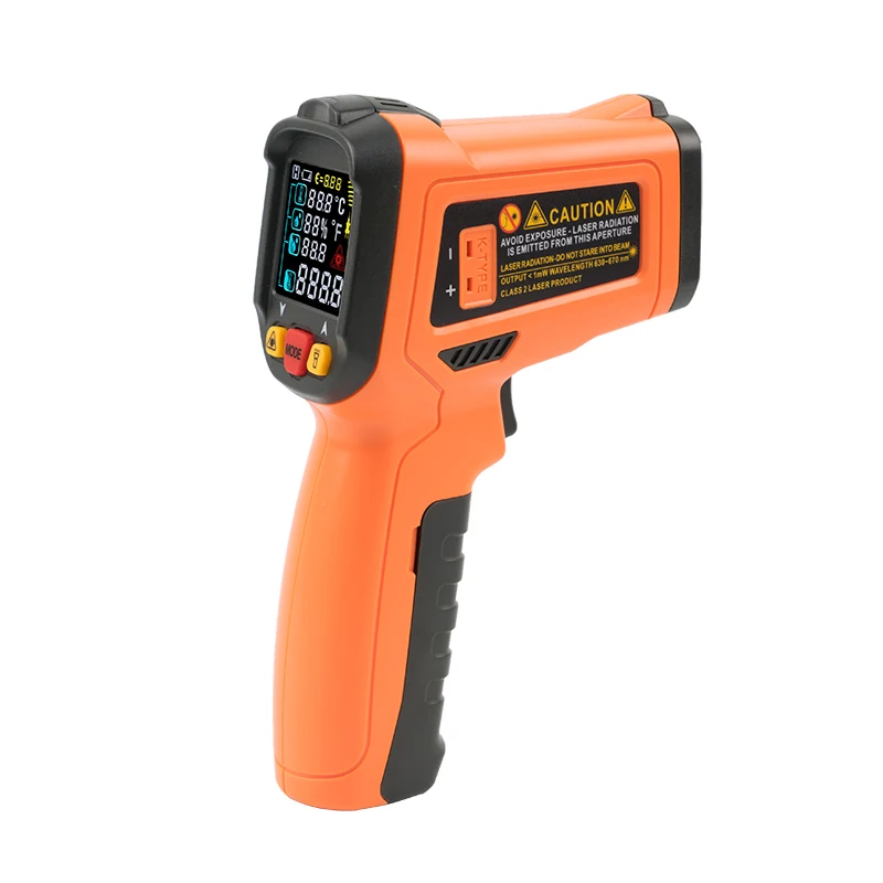 Industrial Non Contact With Humidity Dew Point K Type Digital Infrared Thermometer
