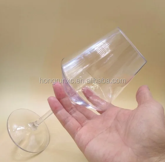 400ml BPA free personalized custom stemmed crystal large goblet wine glass