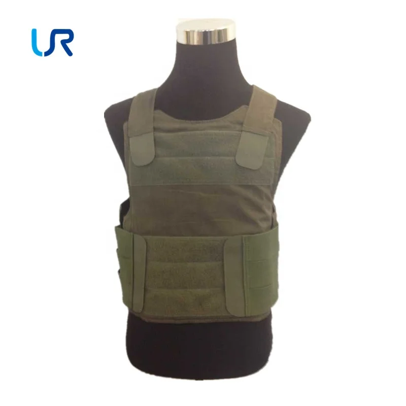 wholesale light weight  concealed military  green bullet proof vest  jacket with plate
