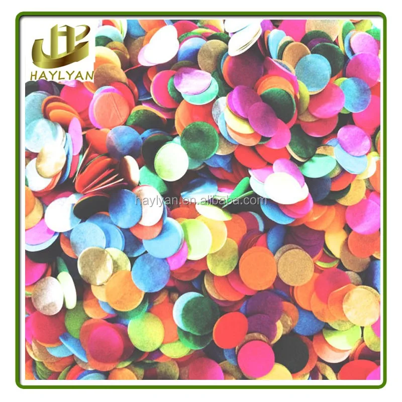 
Mixed colorful round tissue confetti wholesale 