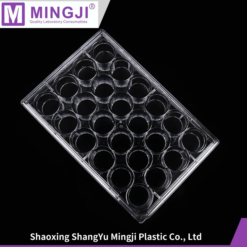 Стерильные 24 скважины пластиковые Петри для сотового телефона культуры