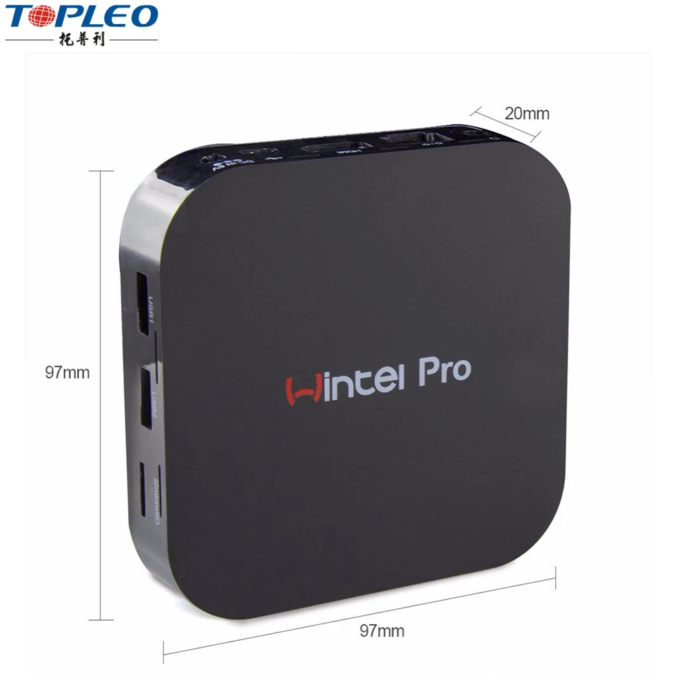 Latest Wintel w8 pro 2gb 32 gb Win10 INTEL Z8300 mini pc tv box