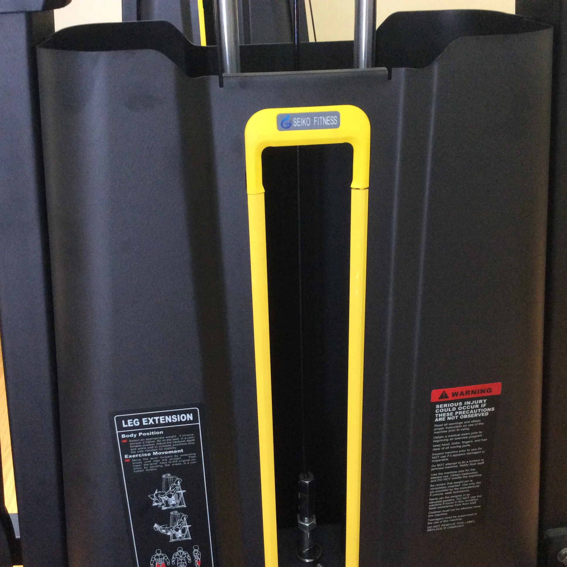 gym precor fitness machine leg extension leg curl