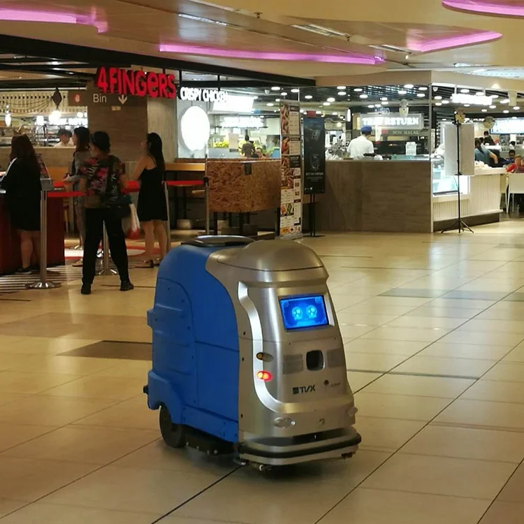 10.1 Inch Screen  robot floor scrubber Intelligent Floor Cleaning Machine/outdoor sweepers