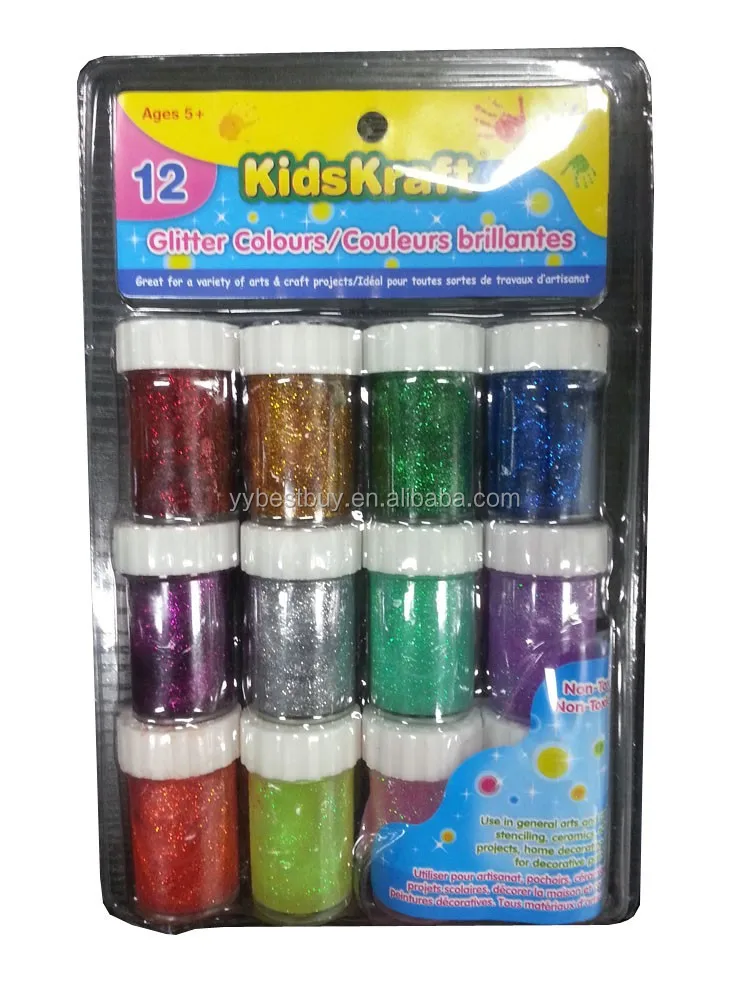 
Washable glitter glue ,classic rainbow and glitter colors for kids art decoration 