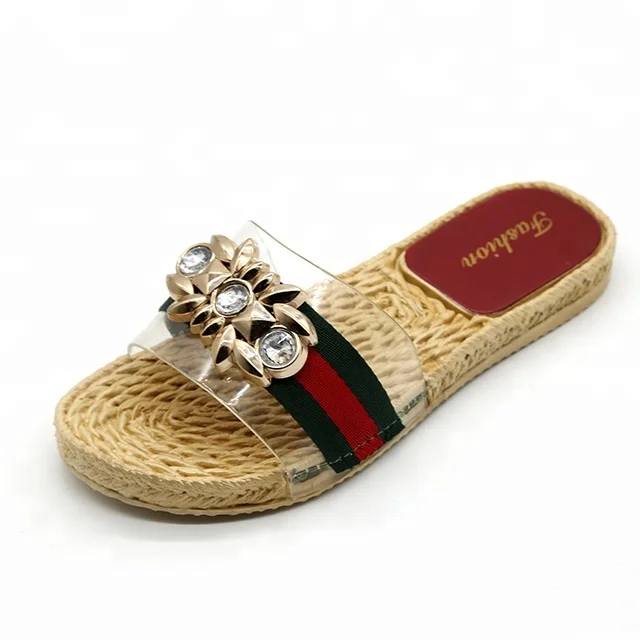 
Slip On Sandals Soft Indoor Fancy Plastic Slippers for Ladies 