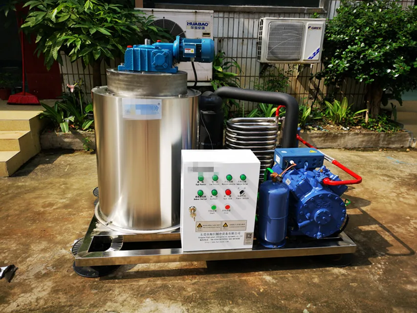 ice factory machine plant maneurop compressor for frozen seafood