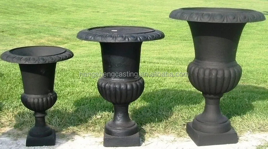 Botou hengsheng cast iron decorative flower planters and urns