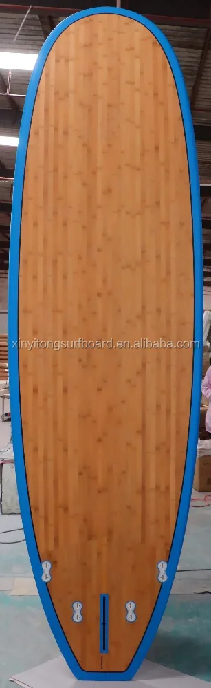 Strongest SUP paddle board with clear bamboo veneer for 2017
