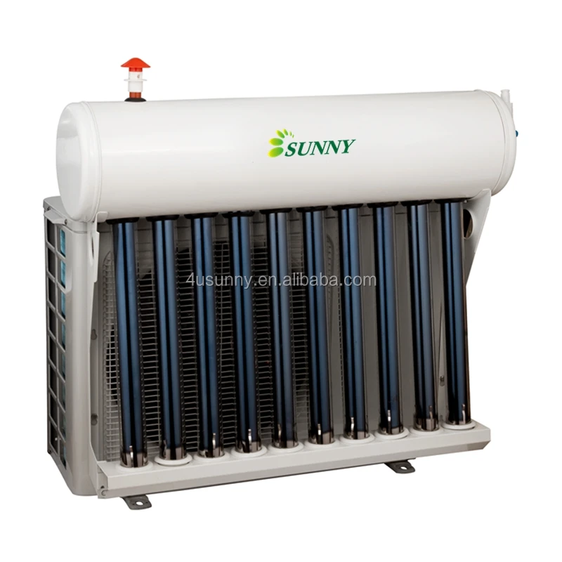 18000btu  Vacuum Tube Type Hot and Cold Hybrid Solar Air Conditioner Ductless Split Air Conditioning with R410A