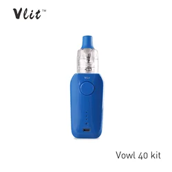 Newest amazon electronic cigarette vape starter Vlit Vowl 40 kit with Preco MTL tank vape pen electronic cigarette
