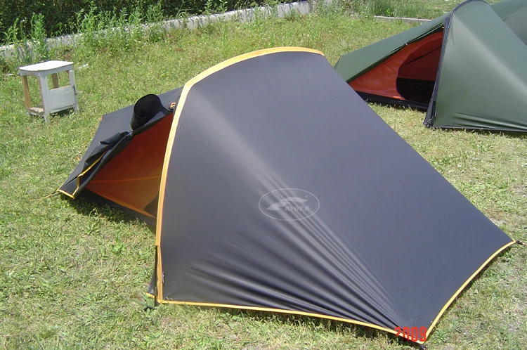 Customized Lightweight Silicone Treating on Both Sides Silnylon Backpacking Small Super Compact Tent for Single Person
