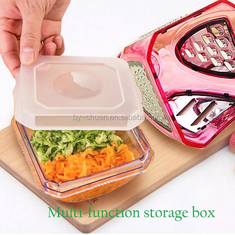 Four Surface Glide Technology 4-Sided Boxed Grater vegetable potato cheese grater