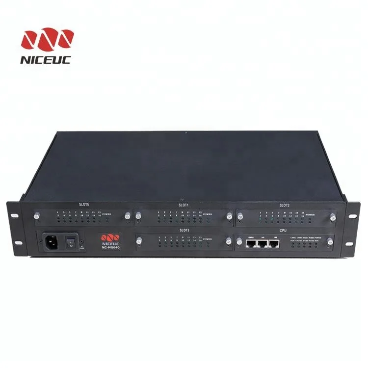 64 fxs fxo ports analog to ip converter gateway adapter (ata) voip products