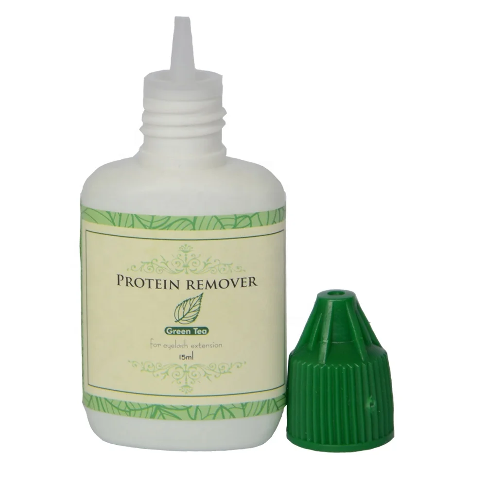 Cleaning the protein and other dirty of our lashes before doing eyelash extension with Protein Remover Lash Primer