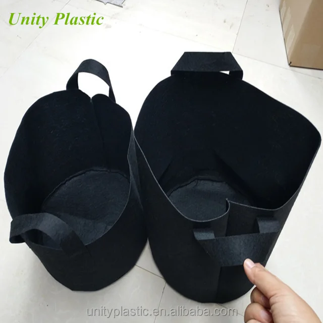 Felt Vegetable Grow Bag,3 / 5 / 10 / 15 / 20 / 30 Gallon fabric grow bags