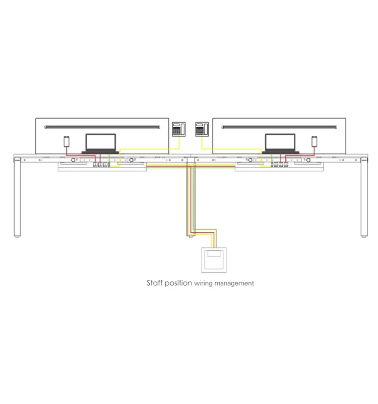 
2021 shenzhen metal desk partition aluminum profile 6 seats workstation desk office furniture 