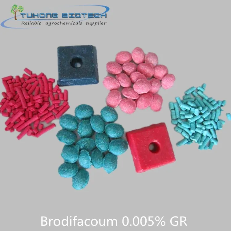 
High-efficiency Rodenticide Brodifacoum 0.005% GR 