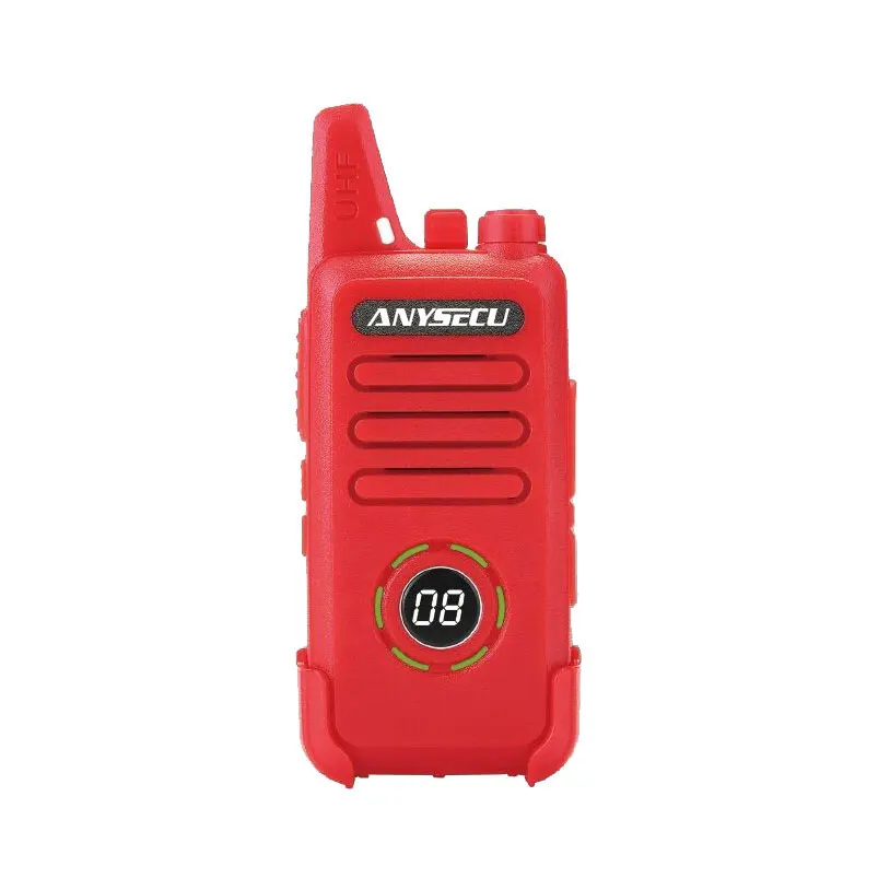 Anysecu Wln Ac-u2 Plus Mini Uhf 400-470 Mhz 5w With 16 Channels Kd-c1 Plustwo Way Radio Multiple Charger Walkie Talkie