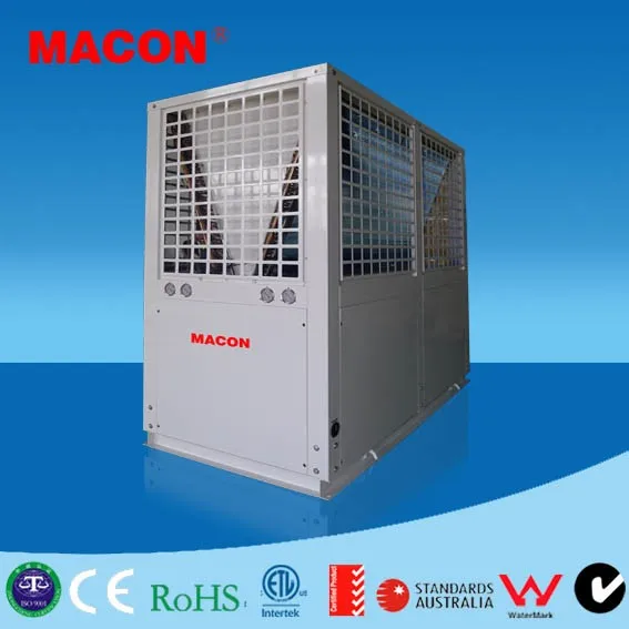 75KW air to water heat pump for pool industrial commercial air source pool water heater