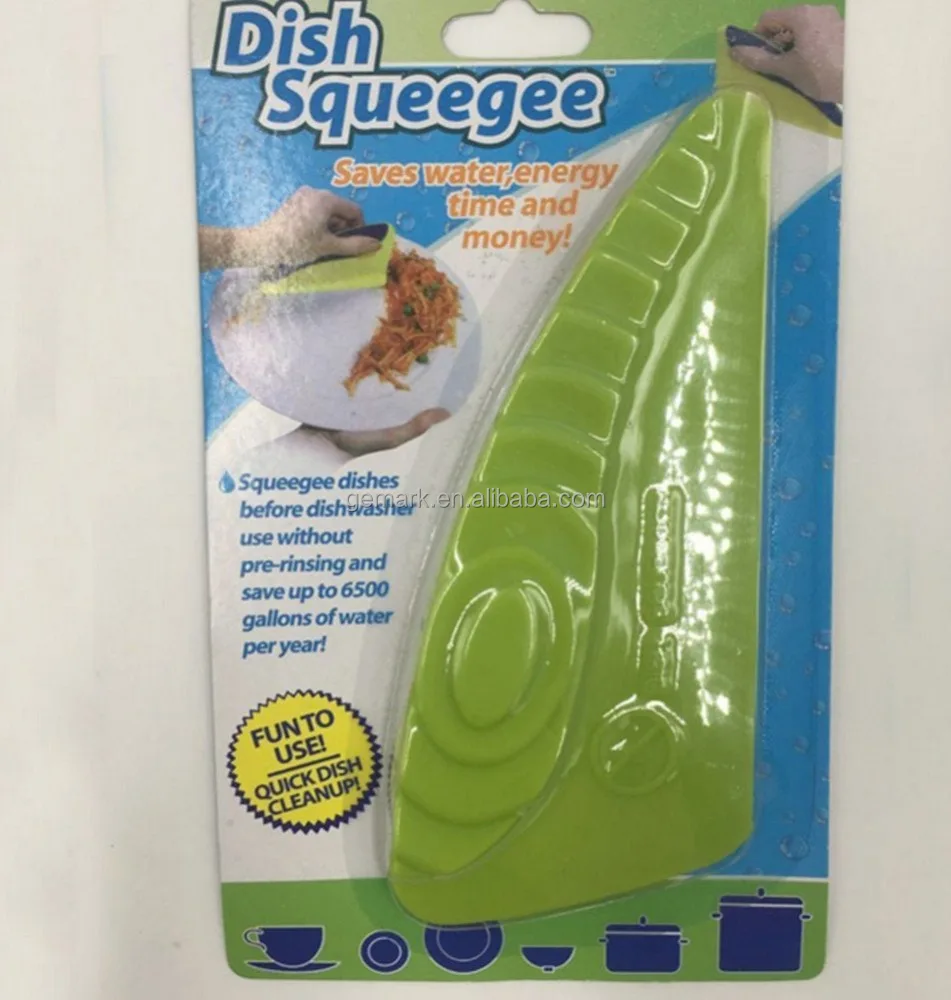 Kitchen tools Silicone Dish Squeegee Washing Cleaning Scraper Kitchen Tool Silicone Dish Squeegee