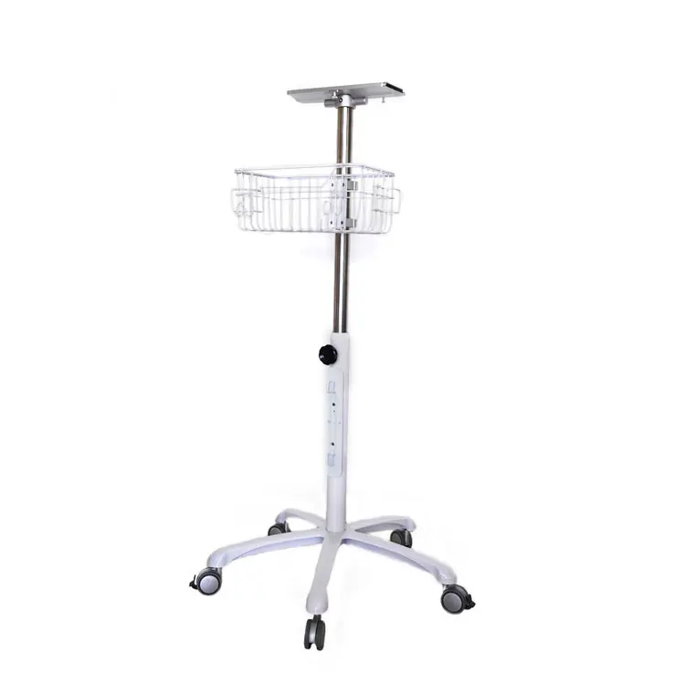 Wholesale Hospital Medical Moving Rolling Stand Trolley Cart With Casters For Mindray