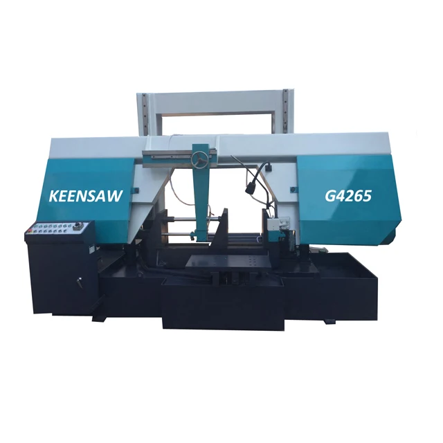 Hydraulic vice metal cutting horizontal bandsaw for metal G4265