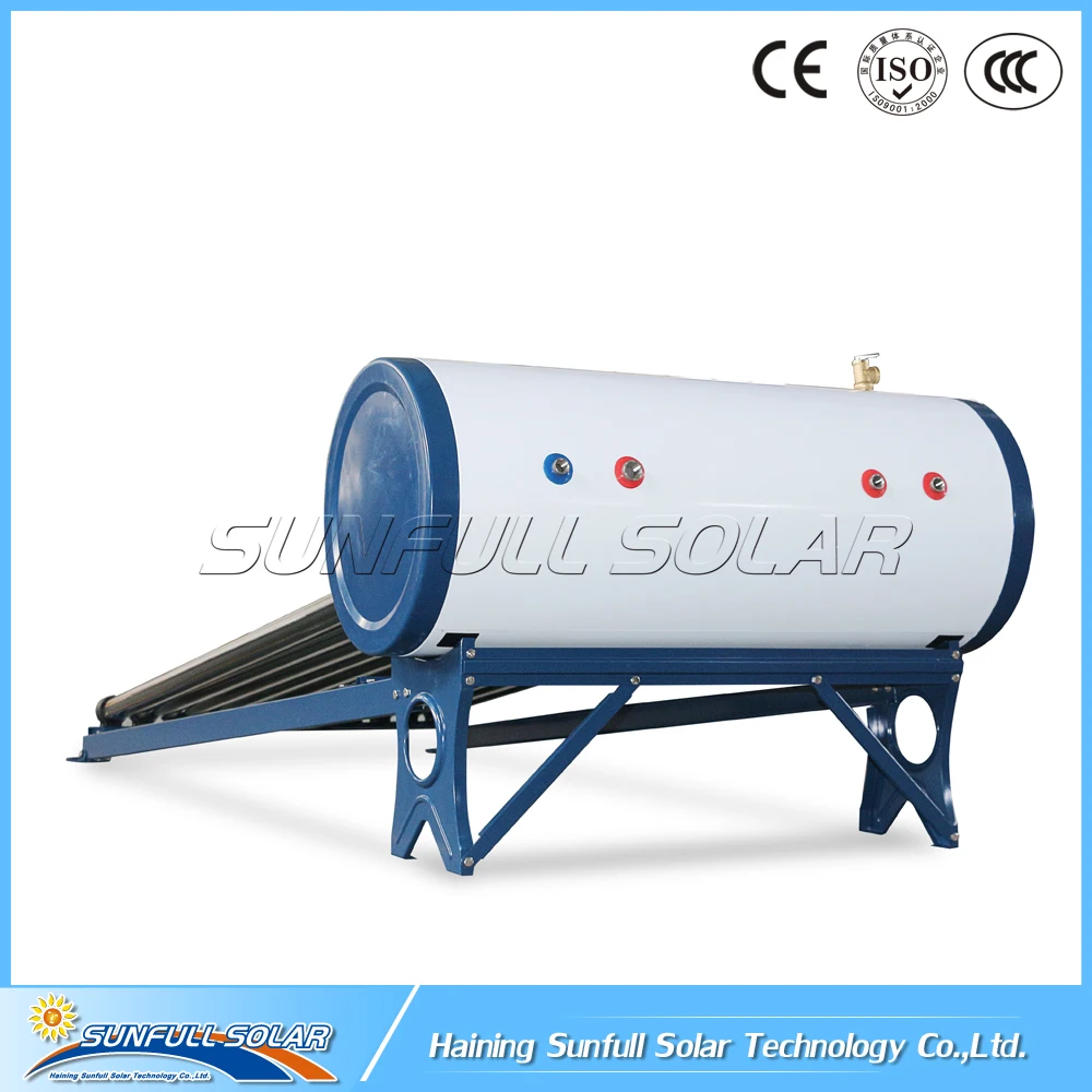Compact heat pipe high pressurized solar water heater system