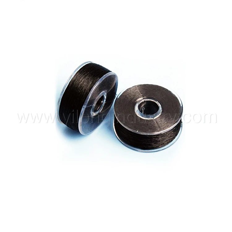 75D/2 Plastic side Embroidery pre wound bobbin thread