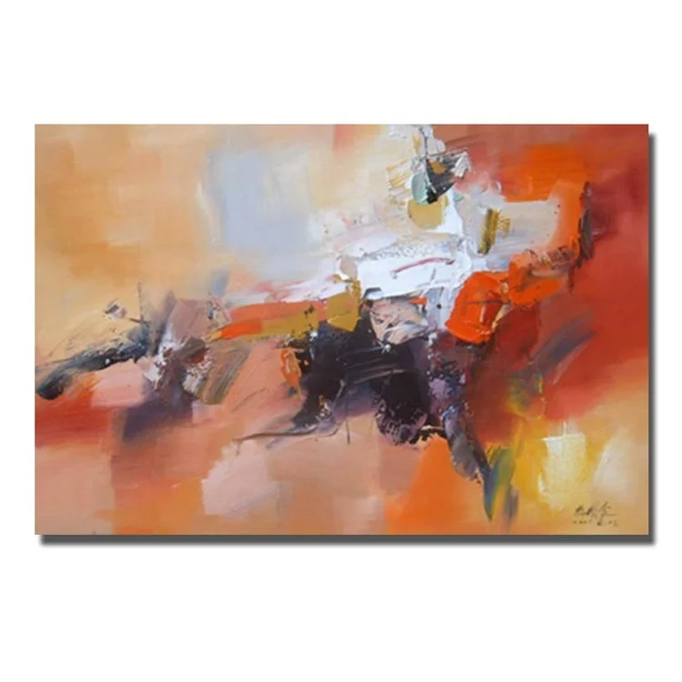 
Abstract Handmade Oil Painting Wall Abstract Art Canvas Fabric Painting Frame 