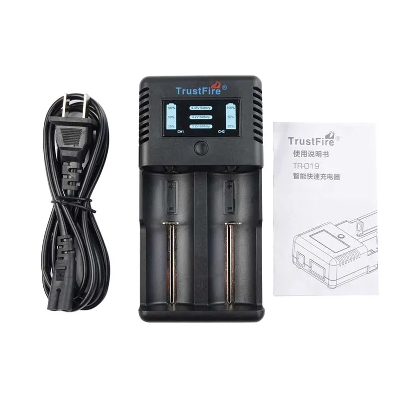 TrustFire TR-019 2A Fast USB Li-ion Battery Charger 32650 26650