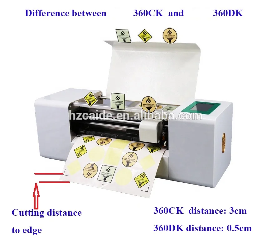WD-360DK)  A3+ feeding size automatic feeding paper label sticker digital die cutting machine