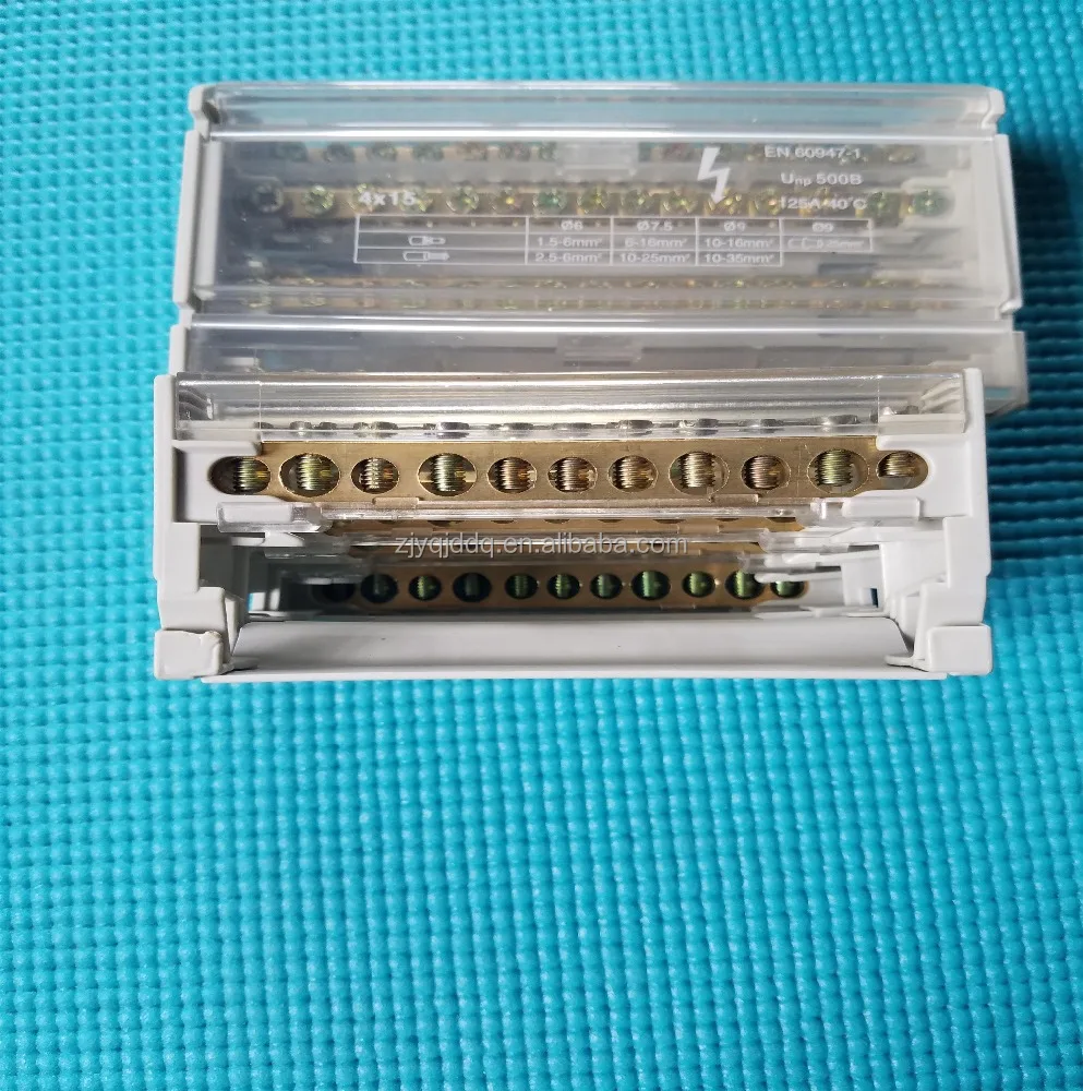 CROP 211 screw type terminal block junction box With Din Rail