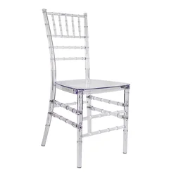 Acrylic transparent in three styles chiavari tiffany event chairs for wedding