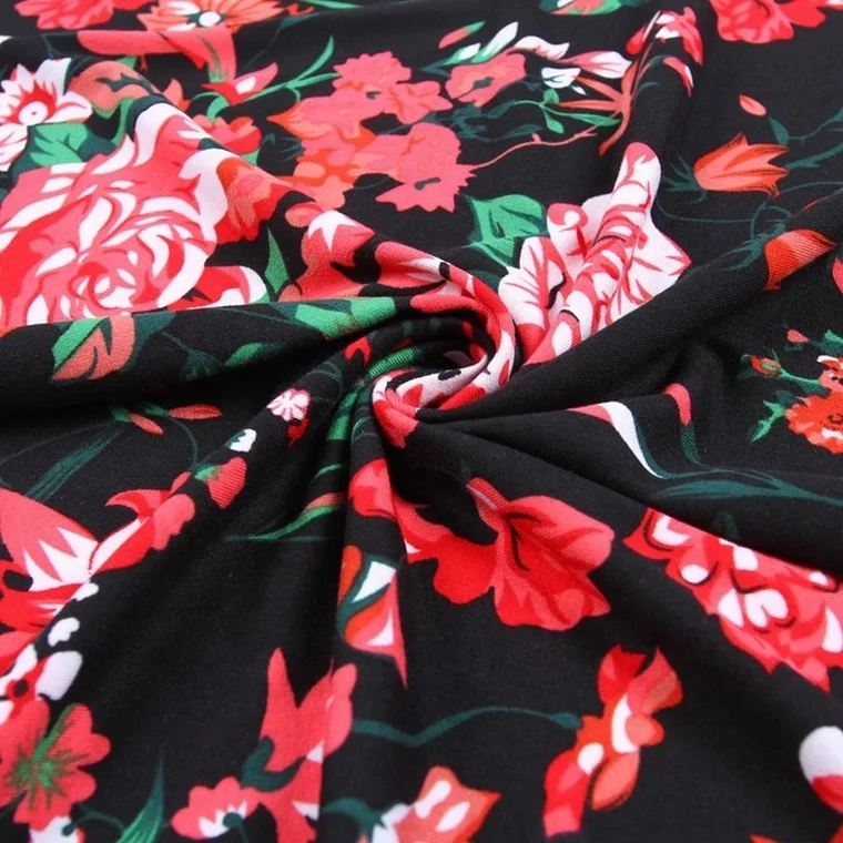
Latest dty brushed polyester spandex jersey fabric polyester textile for print 