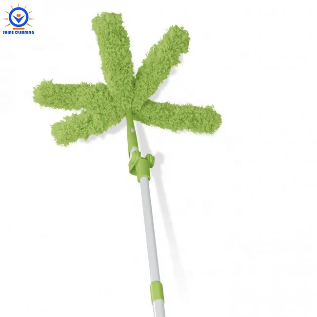 
flexible telescopic handle 5 finger shape dust removal duster 