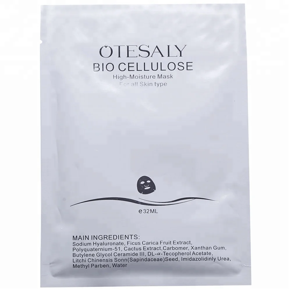 
Otesaly Facial Bio Cellulose Mask For Disposable Peel Off Sheet Sodium Hyaluronate Whitening High Moisturizing 