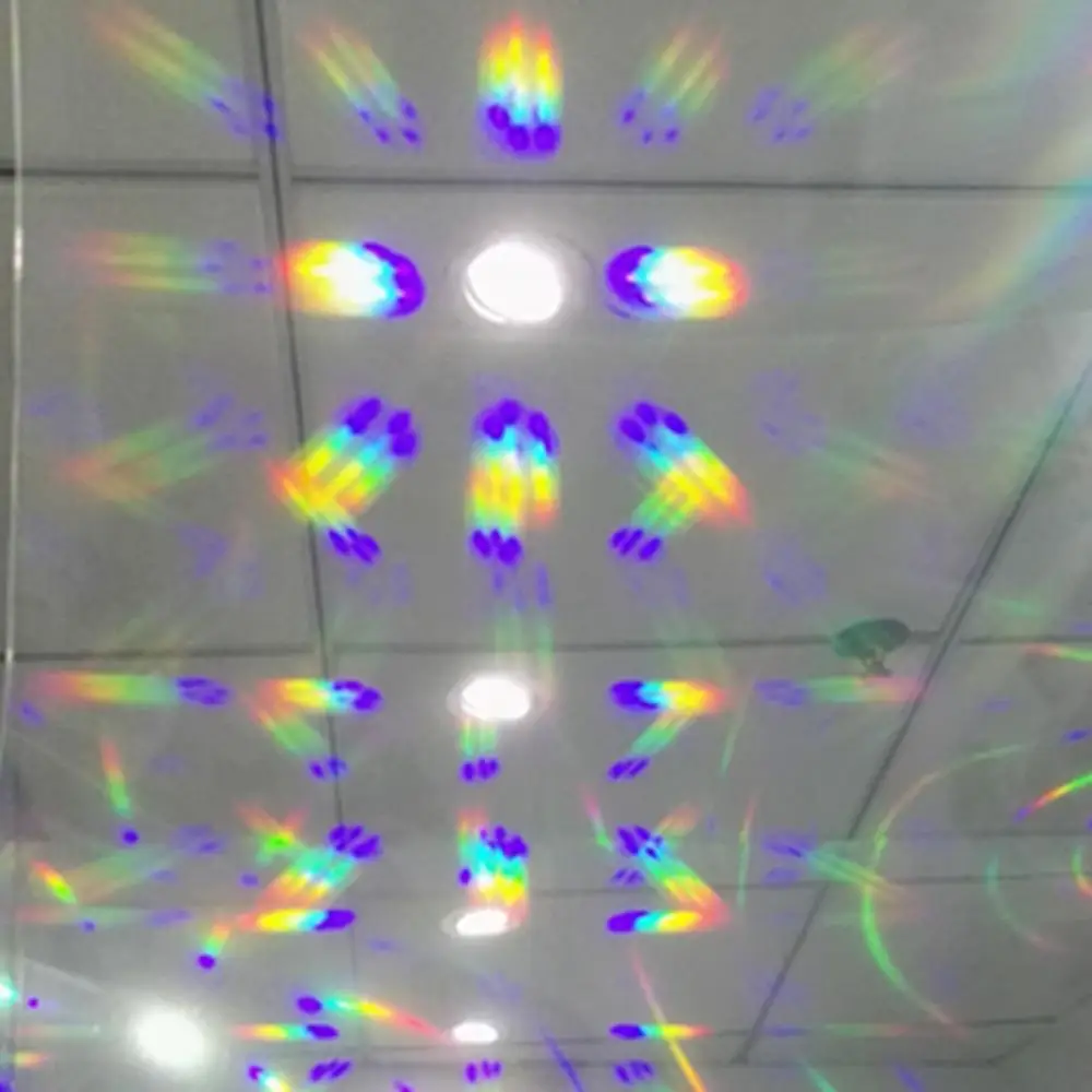 3D EDM Light Rave Prism Laser Diffraction Grating Film