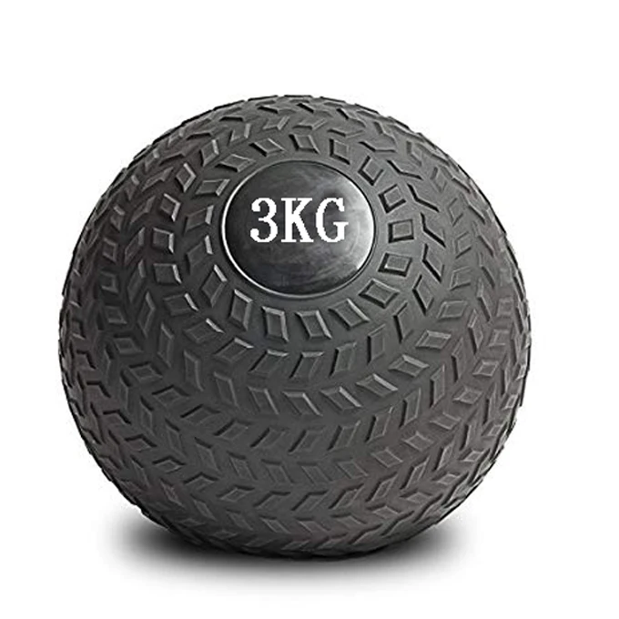 Training Slam Ball with Easy-Grip Textured Surface and Ultra-Durable Rubber Shell