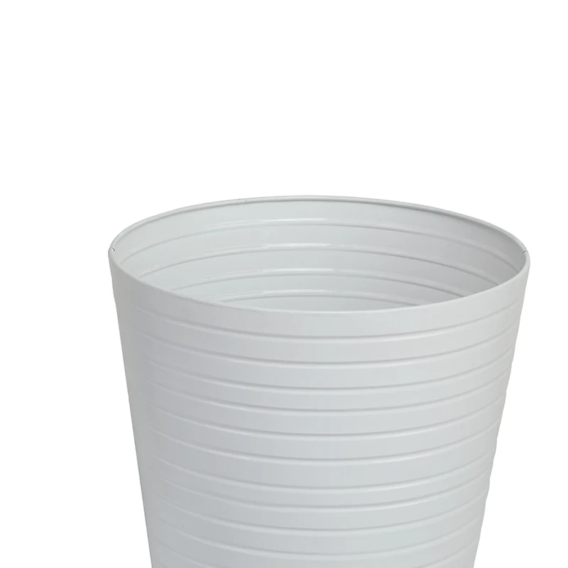 Large/Small Garden Storage Bucket Galvanized Metal Can Flower Pail Water Bucket Children Gardening Toys Gardening Accessories