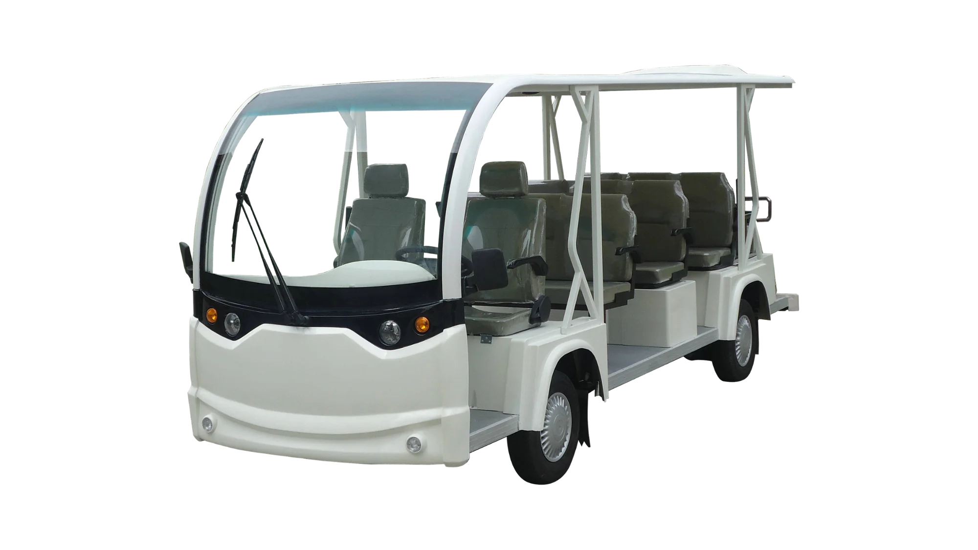 14 seater electric shuttle bus without Door AW6142K car electric vehicle
