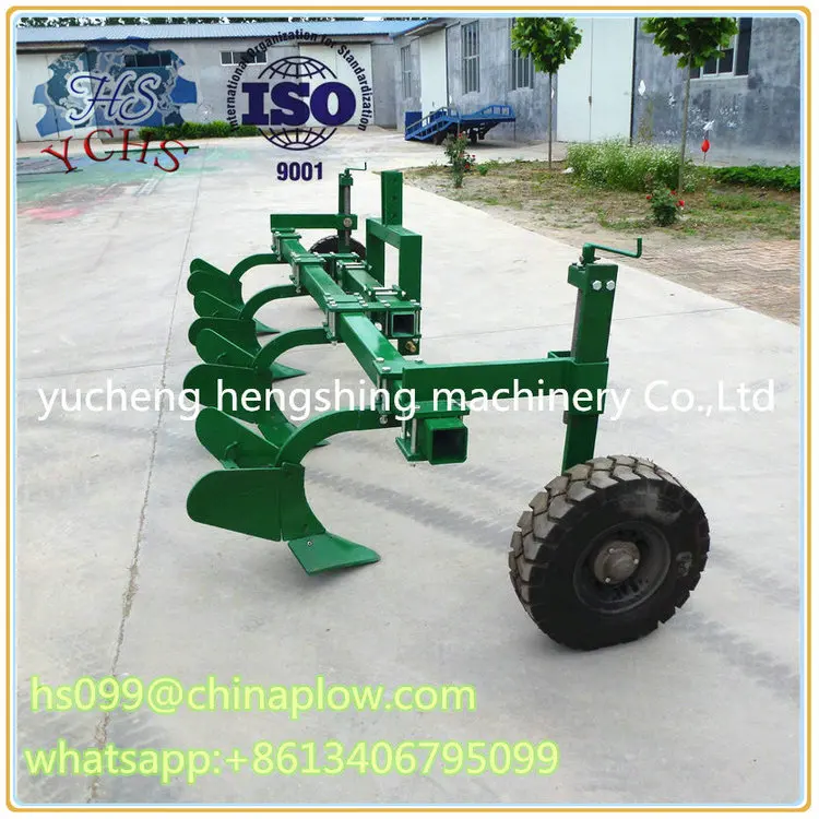 Agri machinery ridging plough with tires