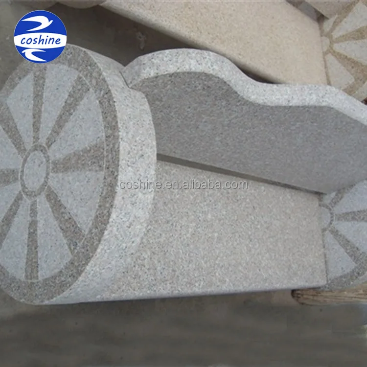 Granite Stone Park Benchs With Backrest