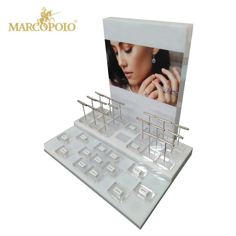 Fast delivery pmma jewelry display holder for Chain Store