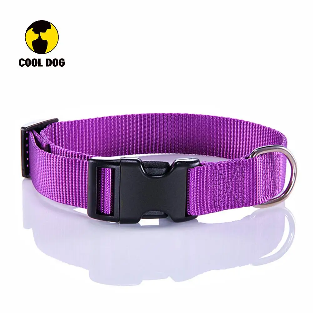 Дешевый бесплатный образец, широкий нейлоновый собачий ошейник