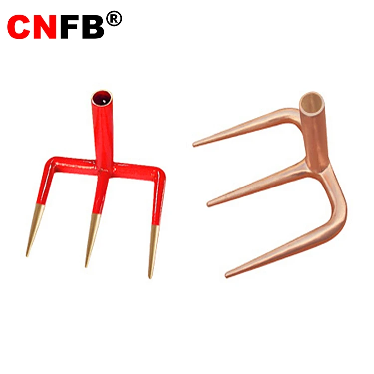 Вилка с тремя зубцами, не Искрящаяся алюминиевая бронза и Бериллиевая бронза 185 мм