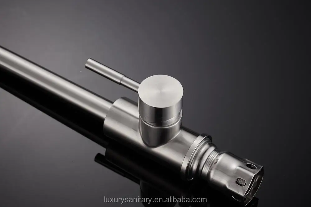 stainless steel 304 material brush nickle kitchen faucet