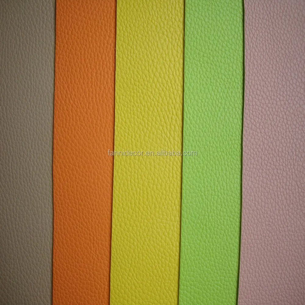 New 0.9mm Lichee Embossed PU Synthetic Shoe Leather Lichee Pattern PU Leather For Shoe Lichee Bag Leather