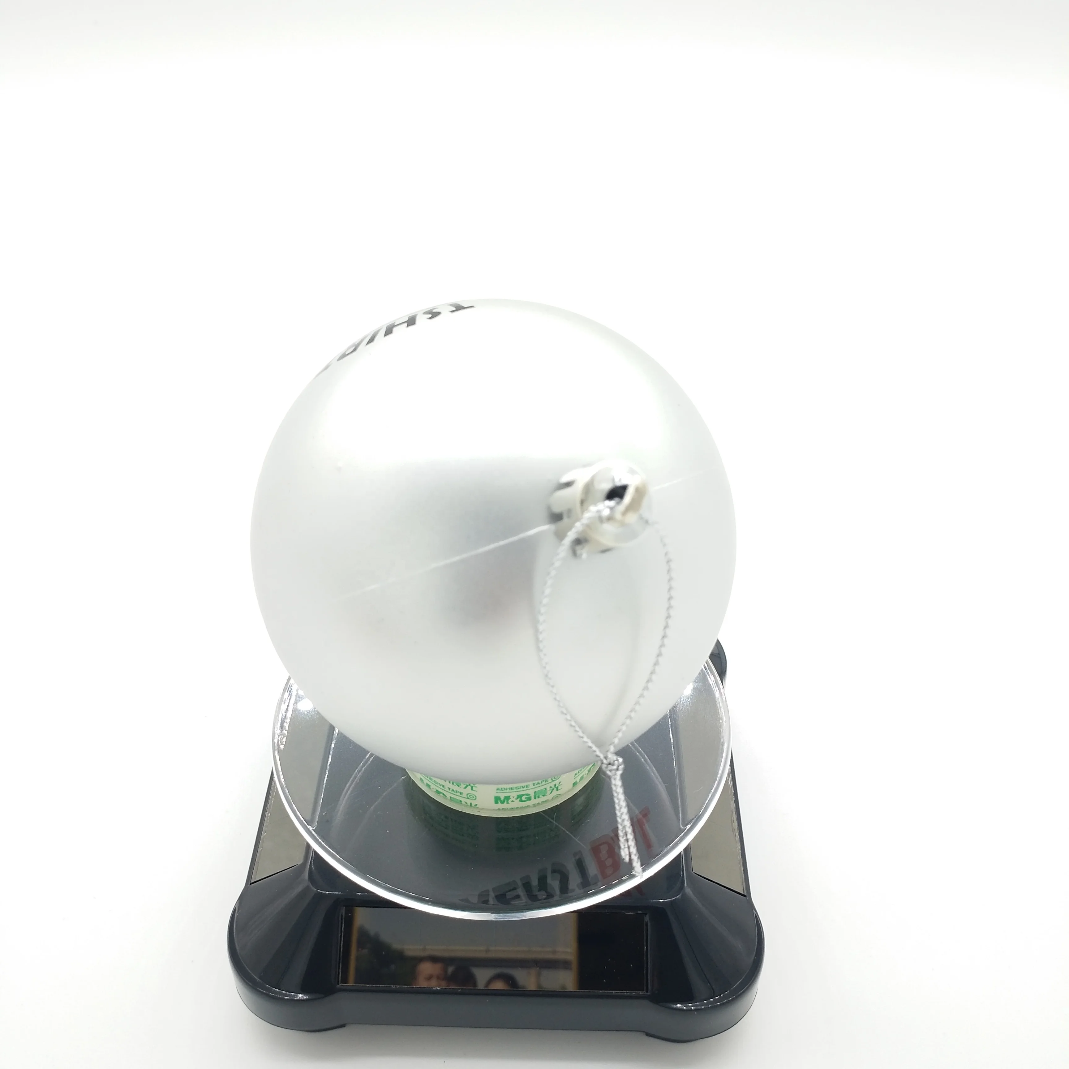 Рождественский шар 8 см из пластика, прямая печать на мяче, пластиковый Рождественский мяч с полноцветным логотипом